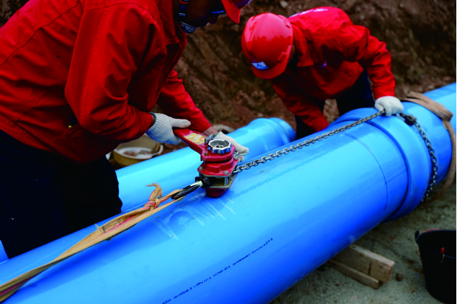 PVCO pipe for water transmission